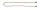 Hair pins bronze 1.75" - 100/pack