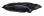 Satin pillow rollers black 10/pack
