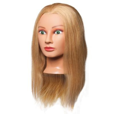 blonde human hair mannequin