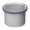 Removable metal insert pot