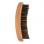 Military curved 100% Extra-firm boar brush 9 row 5"