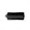 Satin foam rollers 1'' black 8/pack