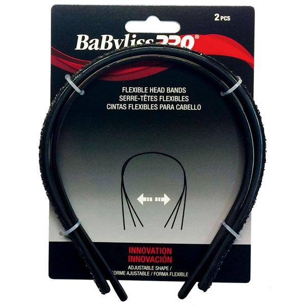 BABYLISS PRO 2pcs Flexible Head Bands Brown BABYLISS PRO 2pcs Flexible Head Bands Brown
