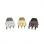 Mini hair clips 6/pack