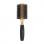 Circular brush with natural boar bristles, sponge-covered handle - Jumbo