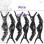 Gator clips black 4.5" - 6/pack