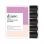 Satin foam rollers 7/8'' black 10/pack