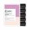Satin foam rollers 1'' black 8/pack