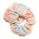 Microfiber Towel Scrunchies 2 pcs - Sunset Tie Dye