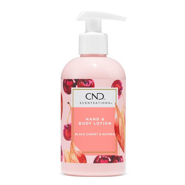 CND - Hand and Body Lotion - Black Cherry & Nutmeg 8.3oz | Brands