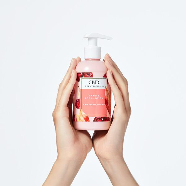 CND - Hand and Body Lotion - Black Cherry & Nutmeg 8.3oz | Brands
