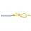 Feather Styling Razor Cream Yellow Handle Detail