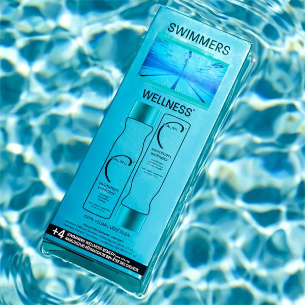 Malibu C Swimmers Wellness Shampoo & Conditioner & Remedy (Set shops of 2 Kit)