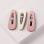 Barrettes snap triangles blush 3/pqt