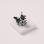 Grand Papillon Clip - Black Marble