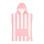 Poncho - Malibu Pink - Medium