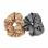 Chouchous de nuit en satin - Gris/Or