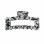 Jumbo Open Shape Claw Clip - Black