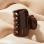 Puffy Claw Clip - Chocolate