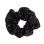 Rhinestone Scrunchie - Black