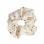 Rhinestone Scrunchie - Cream