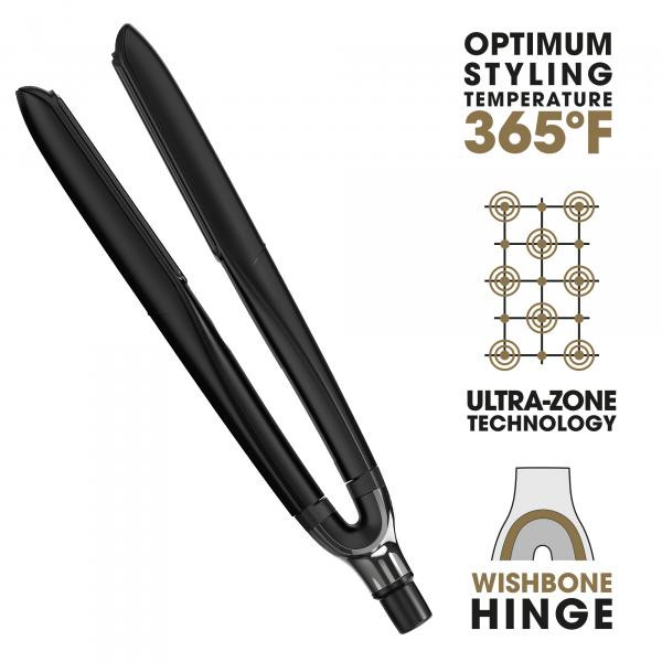 Platinum+ Hair Straightener - Black + Bodyguard - Heat Protect Spray 4oz Duo