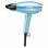 Compact folding ionic and nano-titanium hairdryer