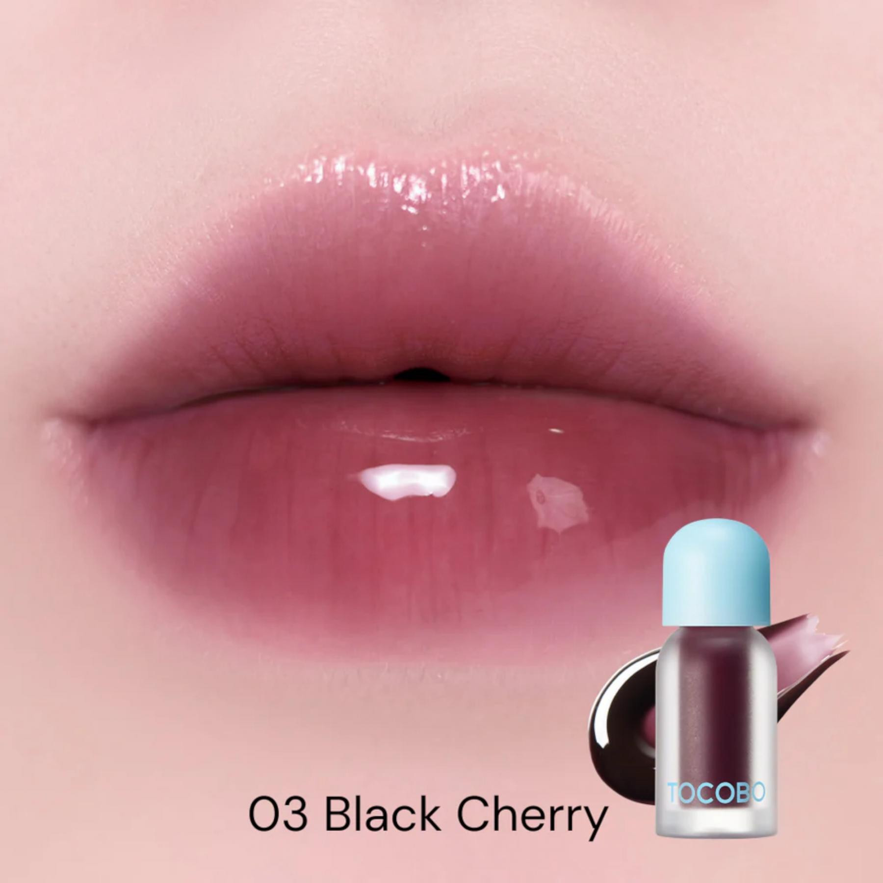 TOCOBO - Juicy Berry Plumping Lip Oil 4g - 03 Black Cherry