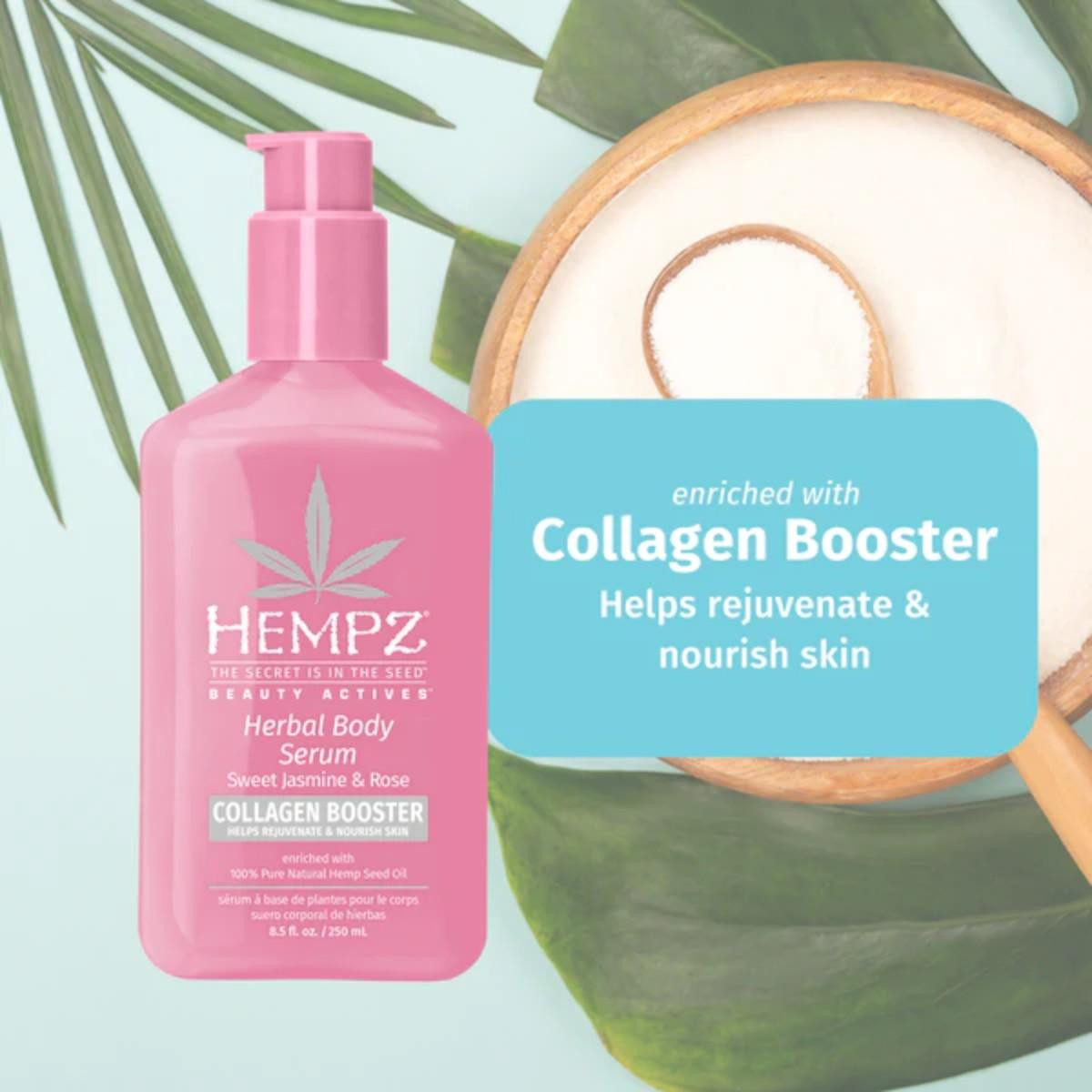 Hempz - Jasmine & Rose - Body Serum 8.5oz | Brands | Mat&Max