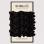 Ruched Ribbon Black 8 pack