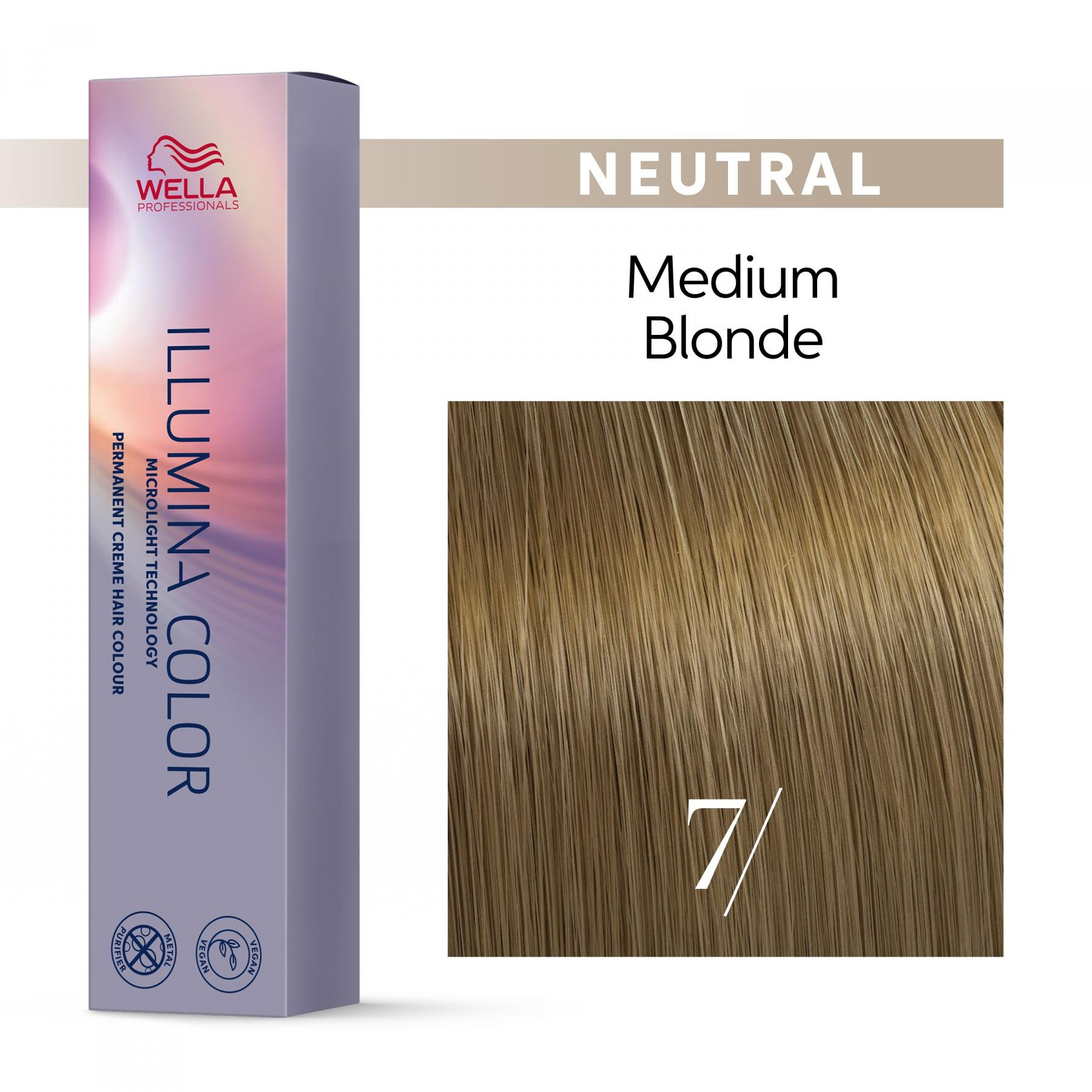 Wella - Illumina - 7/ - Medium Blonde | Brands | Mat&Max