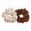 Cream and Camel Oversized Scrunchies