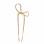 Bow French Hair Pin Gold