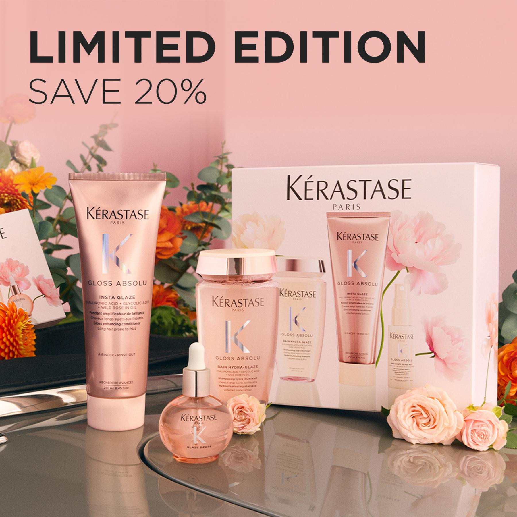 Kérastase Gloss Absolu 4ヘアケアセット